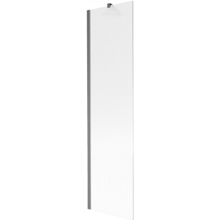 Mexen Next vonios dušo sienelė, 1-durų, 50 x 150 cm, dryžuotas, šlifuotas gun gray - 895-050-000-00-09-66