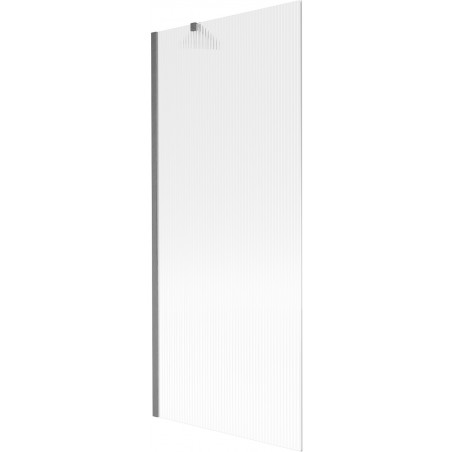 Mexen Next vonios pertvara, vieno sparno 80 x 150 cm, dryžuota, šlifuota pilka - 895-080-000-00-09-66