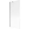Mexen Next vonios pertvara, vieno sparno 80 x 150 cm, dryžuota, šlifuota pilka - 895-080-000-00-09-66