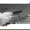 Mexen Next vieno sparno vonios pertvara 90 x 150 cm, dryželiai, šlifuota ginklų pilka - 895-090-000-00-09-66