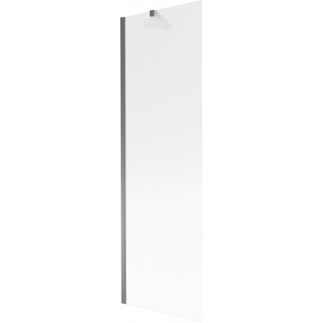 Mexen Next vonios pertvara, vienos dalies 60 x 150 cm, dryžuota, tamsaus metalo - 895-060-000-00-09-95
