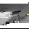 Mexen Next vonios pertvara vienos dalies 70 x 150 cm, dryžuota, ginkluotas metalas - 895-070-000-00-09-95
