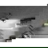 Mexen Next vonios sienelė 1-durų 90 x 150 cm, ruožuotas, gun metal - 895-090-000-00-09-95