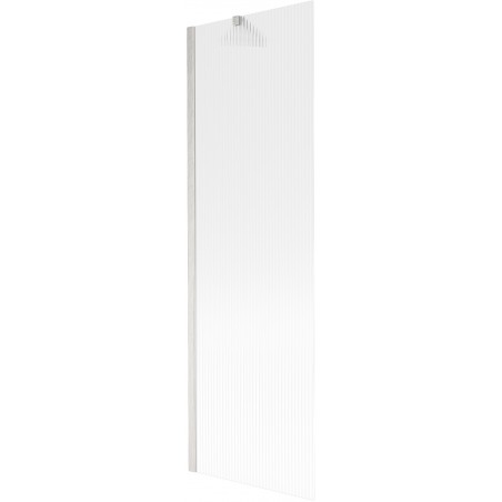 Mexen Next viena dalis vonios ekranas 60 x 150 cm, dryžuotas, šepečiu nikeliuotas - 895-060-000-00-09-97