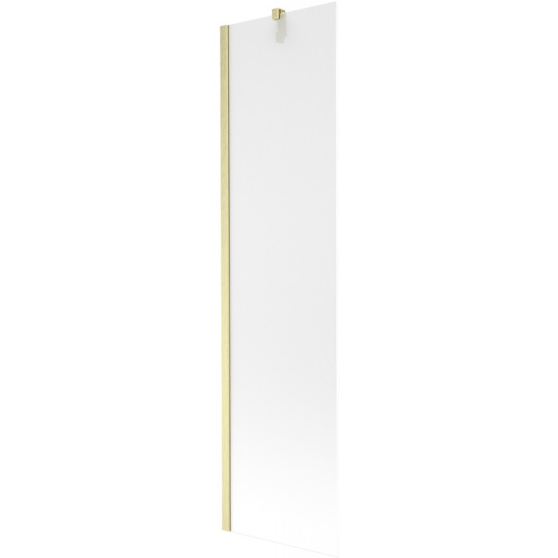 Mexen Next vonios ekranas, vienas sparnas 50 x 150 cm, matinė apdaila, auksinė šlifuota - 895-050-000-00-30-55