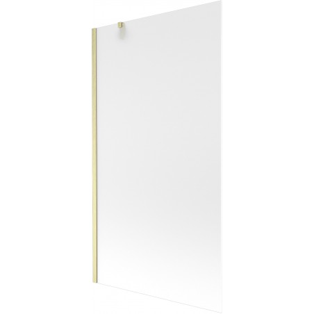 Mexen Next vieno sparno vonios pertvara 100 x 150 cm, šerkšnas, auksinis šlifuotas - 895-100-000-00-30-55