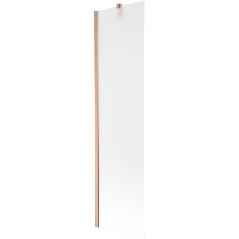 Mexen Next vonios kambario pertvara 1-duris 50 x 150 cm, matinė, šepečiu valyta varis - 895-050-000-00-30-65