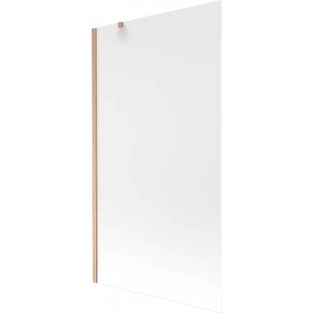 Mexen Next vonios ekranas, 1 durys 100 x 150 cm, šerkšnas, šlifuotas varis - 895-100-000-00-30-65