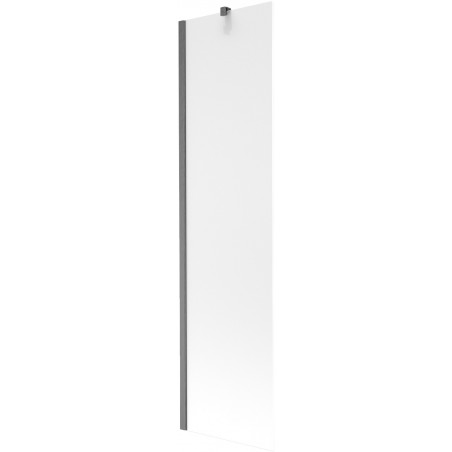 Mexen Next vonios ekrano pertvara 1-duris 50 x 150 cm, matinė, šukuota tamsiai pilka - 895-050-000-00-30-66