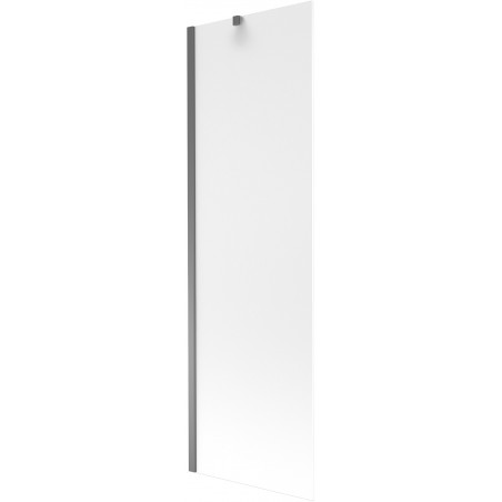 Mexen Next vonios ekranas vienasparnis 60 x 150 cm, matinė, gunmetal - 895-060-000-00-30-95