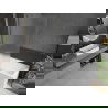 Mexen Next vonios permatomas ekranas 1-durų 100 x 150 cm, šerkšnas, ginklai metalinė - 895-100-000-00-30-95