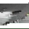 Mexen Next vonios ekranas, vieno sparno, 90 x 150 cm, skaidrus, šepečiu nikelis - 895-090-000-00-00-97