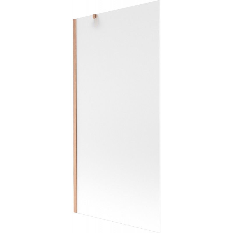 Mexen Next vonios pertvara, 1 sparnas, 90 x 150 cm, matinis, šlifuotas varis - 895-090-000-00-30-65