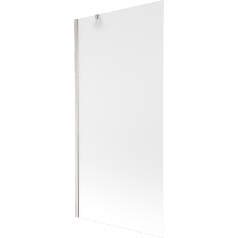 Mexen Next vonios pertvara, 1-duris, 90 x 150 cm, matinis, šlifuotas nikelis - 895-090-000-00-30-97