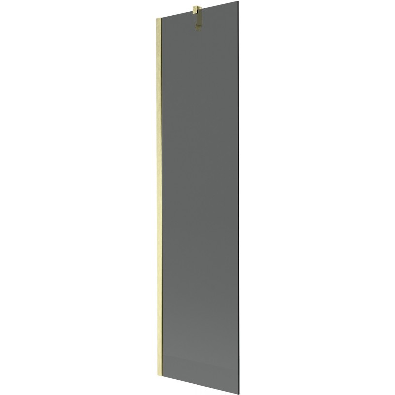Mexen Next vonios pertvara 1-duris 50 x 150 cm, grafitas, šlifuotas auksinis - 895-050-000-00-40-55