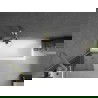Mexen Next 1-panelinis vonios sienelė 60 x 150 cm, grafito, auksinė šlifuota - 895-060-000-00-40-55