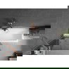 Mexen Next vonios skydelis, 1-duris, 80 x 150 cm, grafitas, šlifuotas varis - 895-080-000-00-40-65