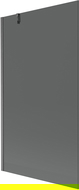 Mexen Next vonios pertvara 1-durų 100 x 150 cm, grafitas, ginklų pilka šlifuota - 895-100-000-00-40-66