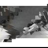Mexen Next vonios skydas 1-durys 70 x 150 cm, grafitas, ginklų metalo - 895-070-000-00-40-95