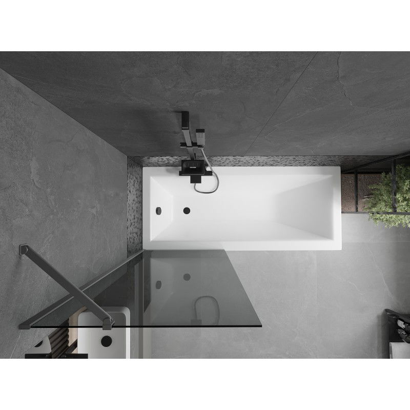 Mexen Next vonios sienelė 1-durų 70 x 150 cm, grafitas, gun metal - 895-070-000-00-40-95