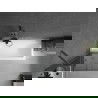 Mexen Next vonios skydas 1-durys 70 x 150 cm, grafitas, ginklų metalo - 895-070-000-00-40-95