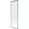 Mexen Next vonios pertvara 1-durų 60 x 150 cm, juodas raštas, šlifuotas varis - 895-060-000-00-70-65