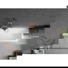 Mexen Next vonios širmos 1-durys 70 x 150 cm, juodas raštas, šlifuotas varis - 895-070-000-00-70-65