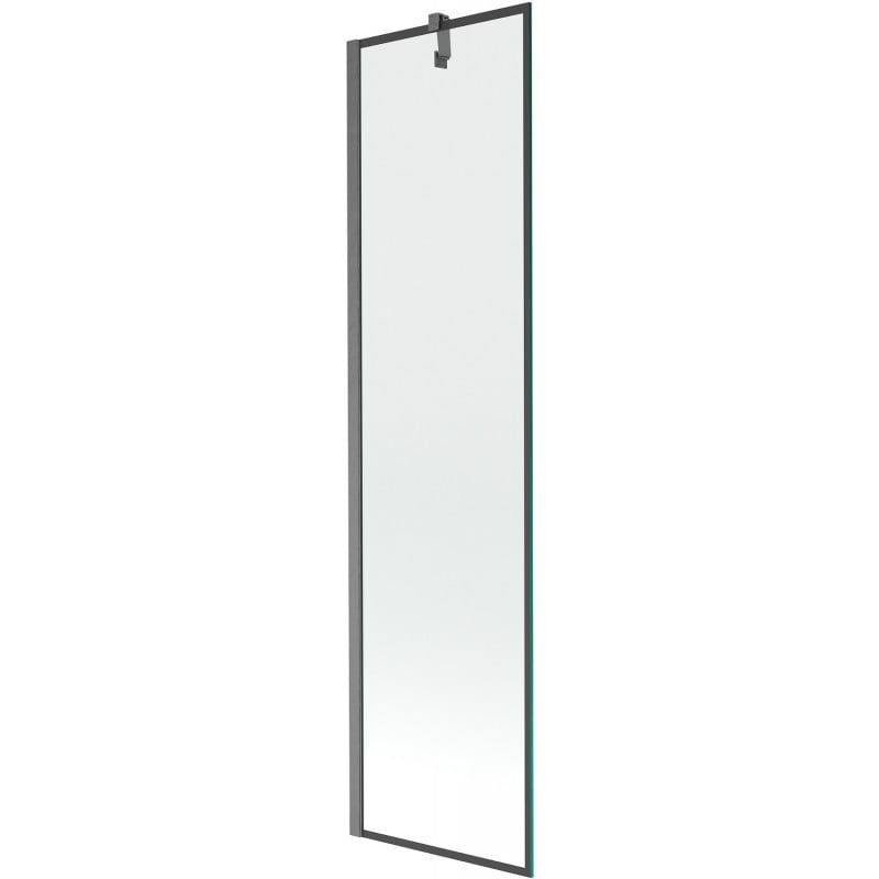 Mexen Next viena nuosklendė, 50 x 150 cm, juodas rėmas, gun gray šlifuotas - 895-050-000-00-70-66