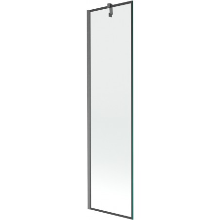Mexen Next vonios pertvara 1-durų 50 x 150 cm, juodas raštas, gun gray šlifuotas - 895-050-000-00-70-66