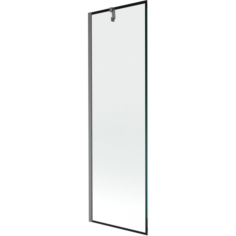 Mexen Next vonios ekranas 1-durys 60 x 150 cm, juodas raštas, šlifuota pistoletų pilka - 895-060-000-00-70-66