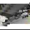Mexen Next vonios pertvaros su vienu sparnu 100 x 150 cm, juodas raštas, šlifuota gun gray - 895-100-000-00-70-66