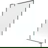 Mexen Next vonios pertvaros su vienu sparnu 100 x 150 cm, juodas raštas, šlifuota gun gray - 895-100-000-00-70-66