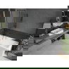 Mexen Next vonios pertvara 1-durų 50 x 150 cm, juodas raštas, gun metal - 895-050-000-00-70-95