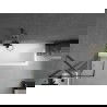 Mexen Next vonios pertvara 1-durų 50 x 150 cm, juodas raštas, gun metal - 895-050-000-00-70-95