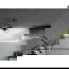 Mexen Next vonios pertvara 1-durų 70 x 150 cm, juodas raštas, gun metal - 895-070-000-00-70-95