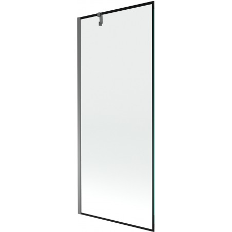 Mexen Next vonios pertvara 1-durų 80 x 150 cm, juodas rėmas, ginklų metalas - 895-080-000-00-70-95