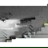 Mexen Next vonios sienelė 1-duris 100 x 150 cm, juodas raštas, ginklų metalas - 895-100-000-00-70-95