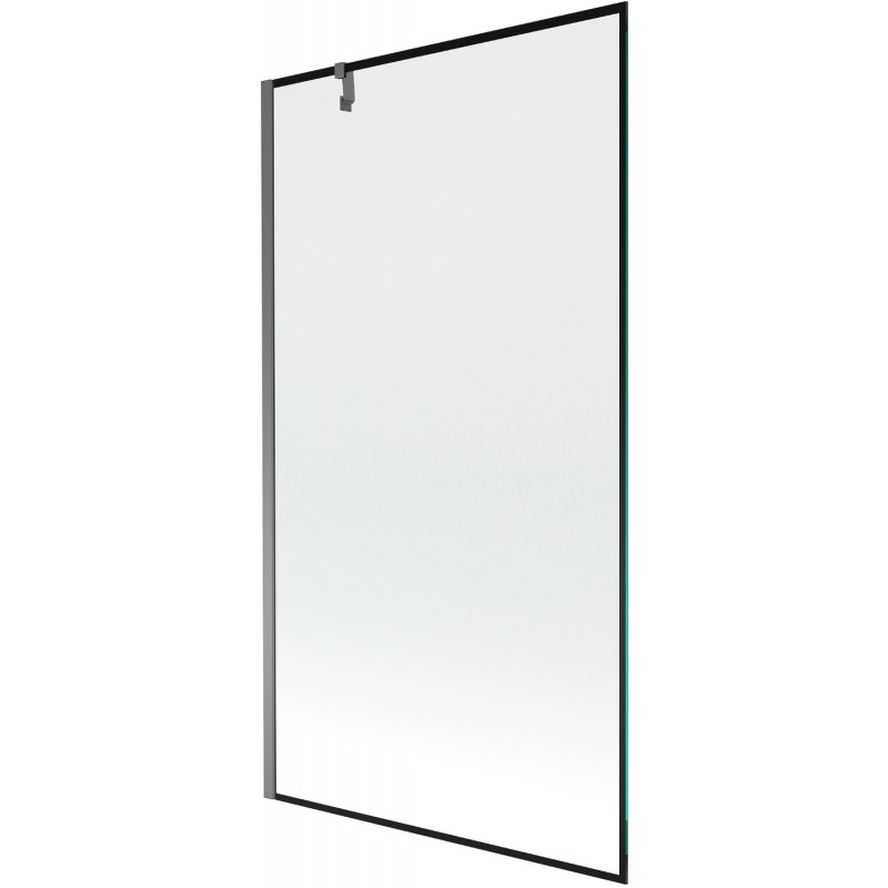 Mexen Next vonios sienelė 1-duris 100 x 150 cm, juodas raštas, ginklų metalas - 895-100-000-00-70-95