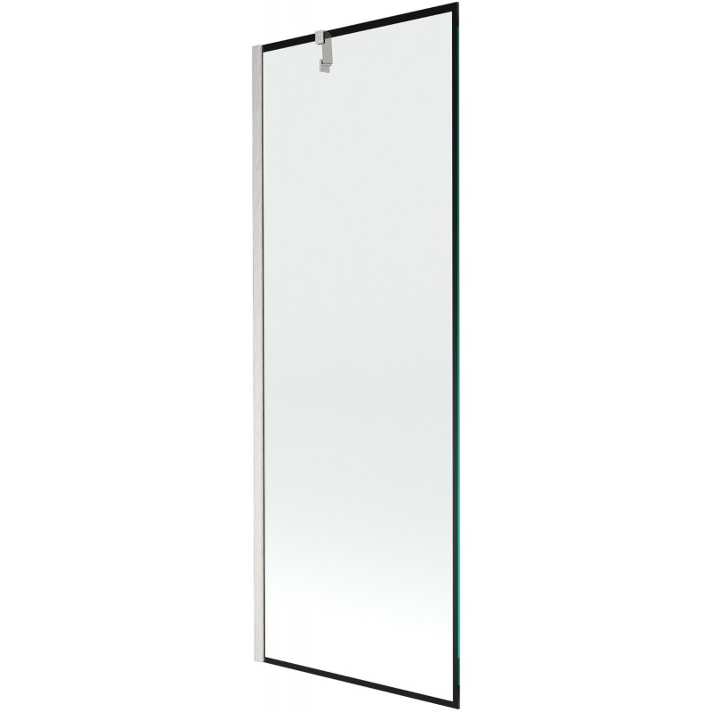 Mexen Next vonios sienelė 1-durų 70 x 150 cm, juodas raštas, šepečiuotas nikelis - 895-070-000-00-70-97