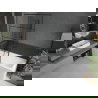 Mexen Next vienos dalies vonios ekranas 100 x 150 cm, juodas raštas, šlifuotas gun gray - 895-100-000-00-77-66