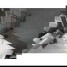 Mexen Next vonios dušo sienelė 1-durų 80 x 150 cm, juodas dizainas, gun metalas - 895-080-000-00-77-95