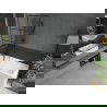 Mexen Next vonios dušo sienelė 1-durų 80 x 150 cm, juodas dizainas, gun metalas - 895-080-000-00-77-95