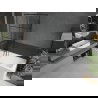 Mexen Next vonios panelis 1-durių 90 x 150 cm, juodas raštas, gun metal - 895-090-000-00-77-95