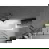 Mexen Next vonios sienelė vienos dalies 100 x 150 cm, juodas raštas, gun metal - 895-100-000-00-77-95