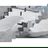 Mexen Nike laisvai stovinti vonia 175 x 100 cm, balta, chromuotas išbėgimas - 54071751000-01