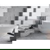 Mexen Nike laisvai stovinti vonia 175 x 100 cm, balta, chromuotas išbėgimas - 54071751000-01