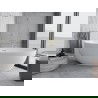 Mexen Nike laisvai pastatoma vonia 175 x 100 cm, balta, auksinė perlaida - 54071751000-50