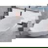 Mexen Nike laisvai stovinti vonia 175 x 100 cm, balta, rožinė auksinė - 54071751000-60
