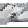 Mexen Nike laisv standing vonia 175 x 100 cm, balta, šlifuota varinė pertrauka - 54071751000-65