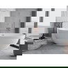Mexen Nike laisv standing vonia 175 x 100 cm, balta, šlifuota varinė pertrauka - 54071751000-65